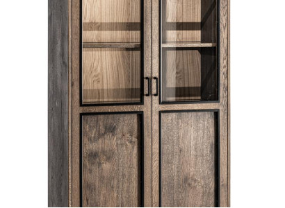 Klassische Vitrine Schrank italienische Möbel Vitrinenschrank Vitrinen Neu 22802